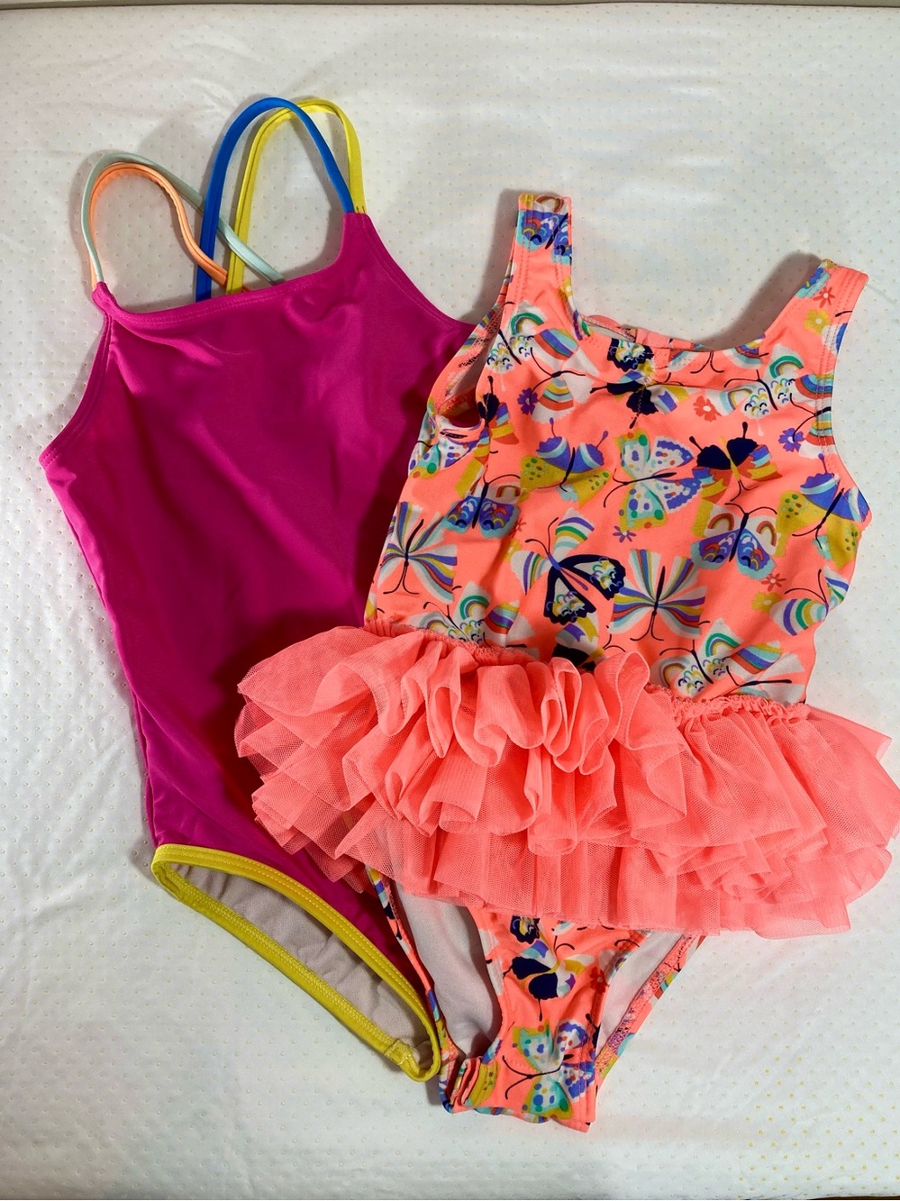 Bundle of Two Little Girls Size 5T Swimsuits Cat & Jack/Wonder Nation